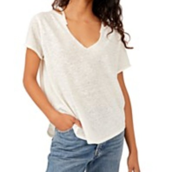 FREE PEOPLE WHITE TOP SIZE SMALL NEW WITH TAGS - Picture 1 of 1